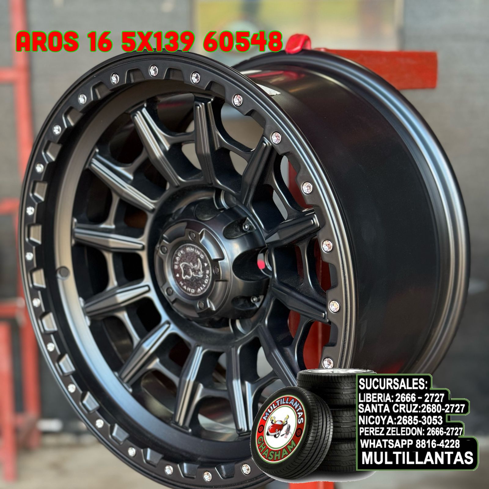 AROS # 16X8 5X139.7 ET0 MB 60548